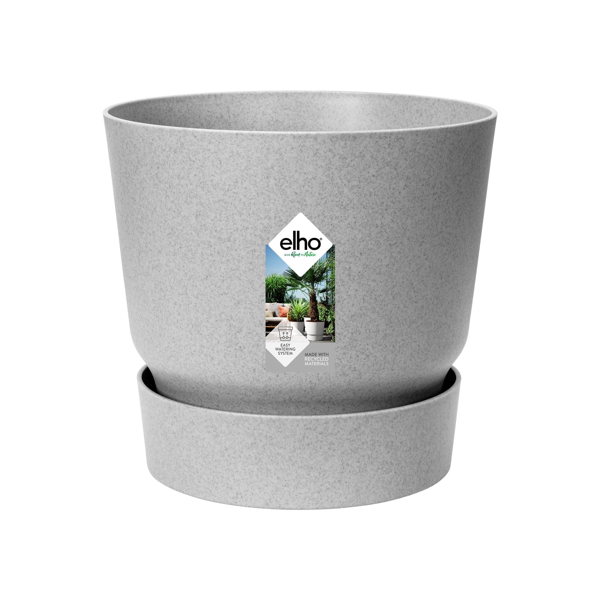 Pot elho Greenville Rond grijs - D14 x H13