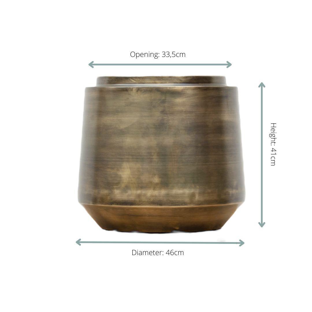 Pot Indigo Vintage Goud - D46 x H41