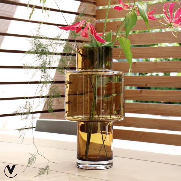 Vaasglas Juba M - H40 W20 - Cognac