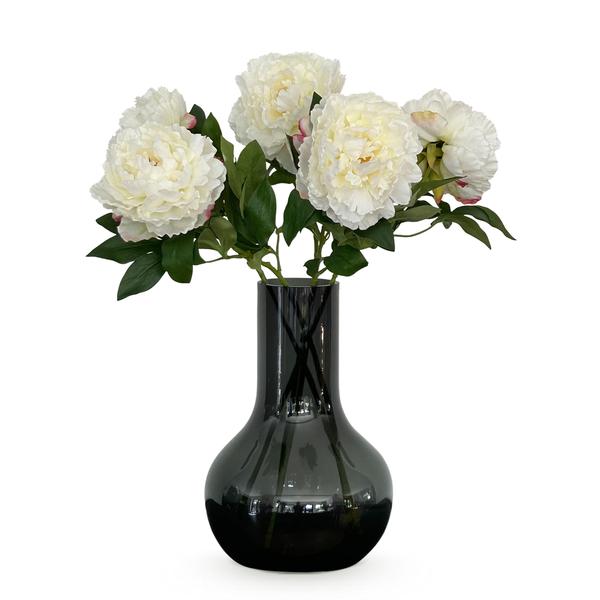 Kunstbloemen Solo - Crème - Pioenrozen - x 5 - 65cm