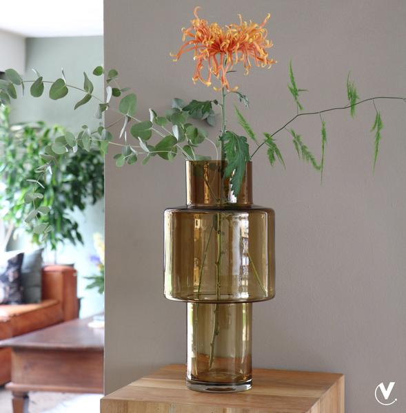 Vaasglas Juba M - H40 W20 - Cognac