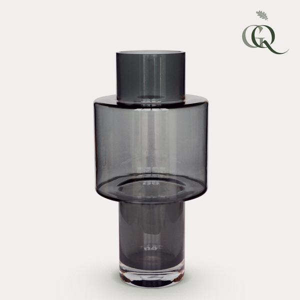 Vaasglas Juba M - H40 W20 - Grijs