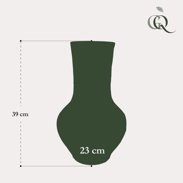 Vaas steen M - H39 W23 - Boa Groen