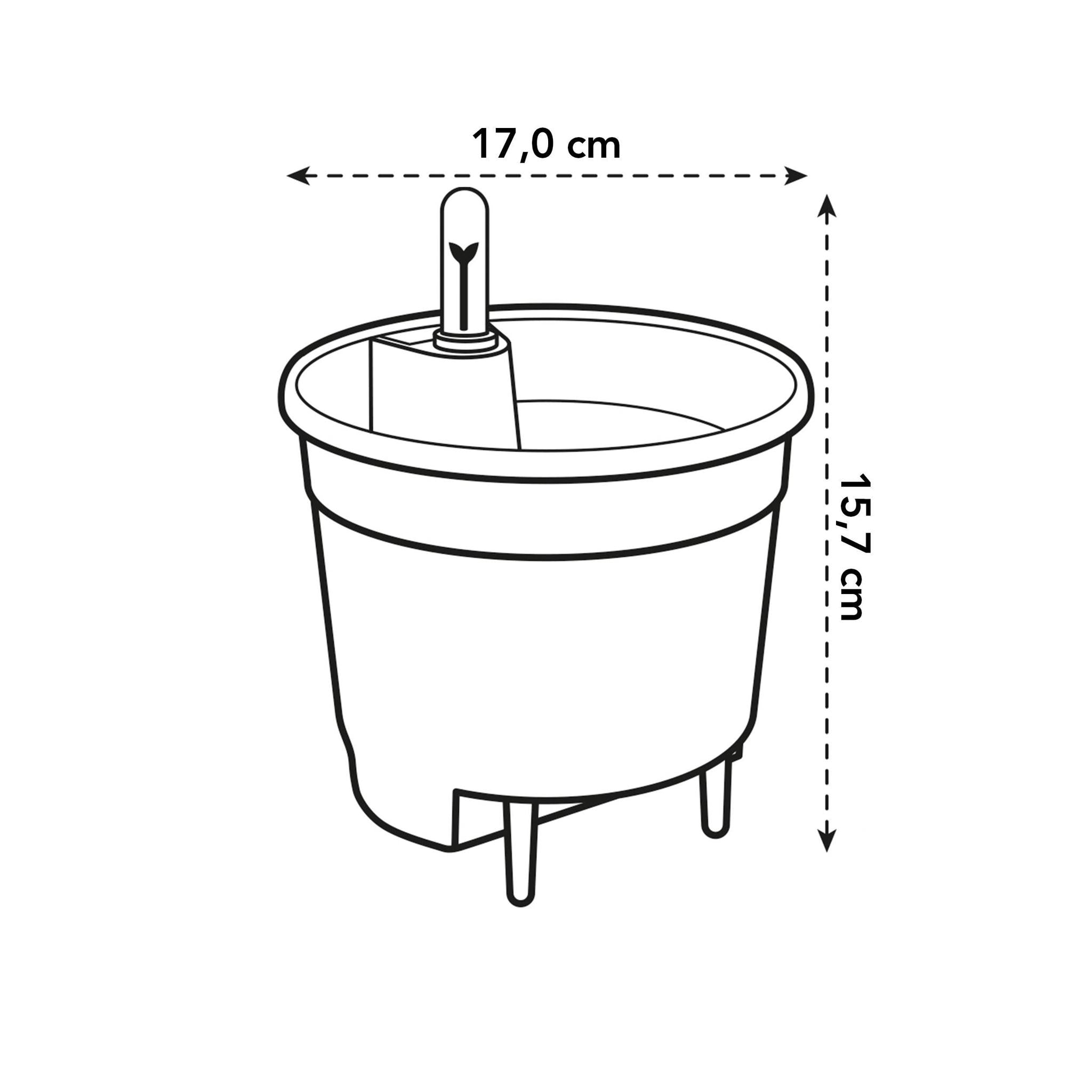 Zelfbewaterend inzetstuk - 17 cm