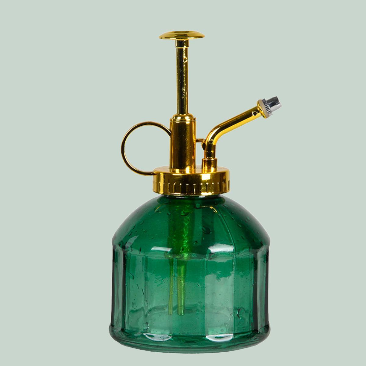 Plantenverstuiver groen glas - 0,25 liter