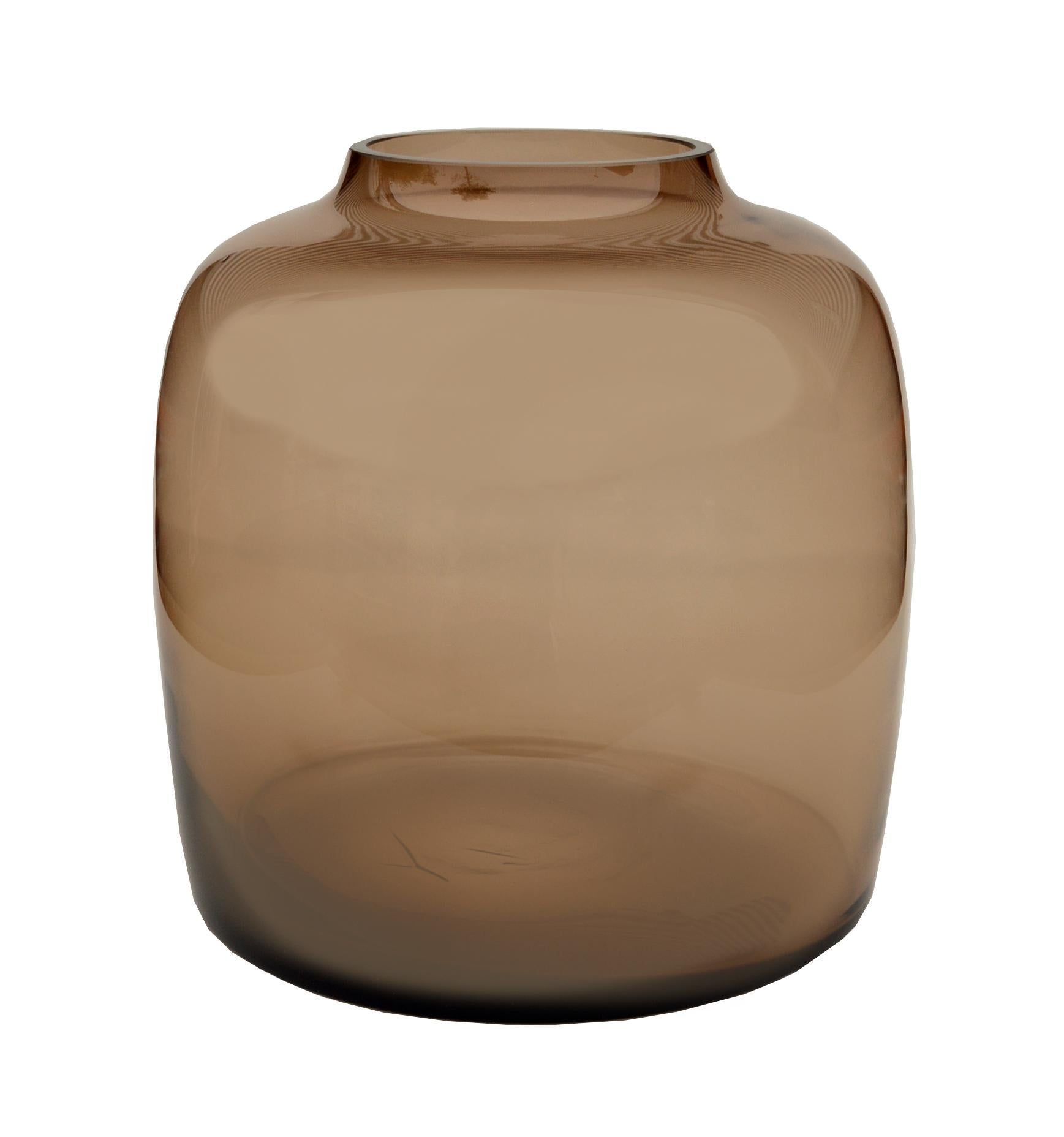 Vaasglas - M - H25 W25 - Bartica - Taupe