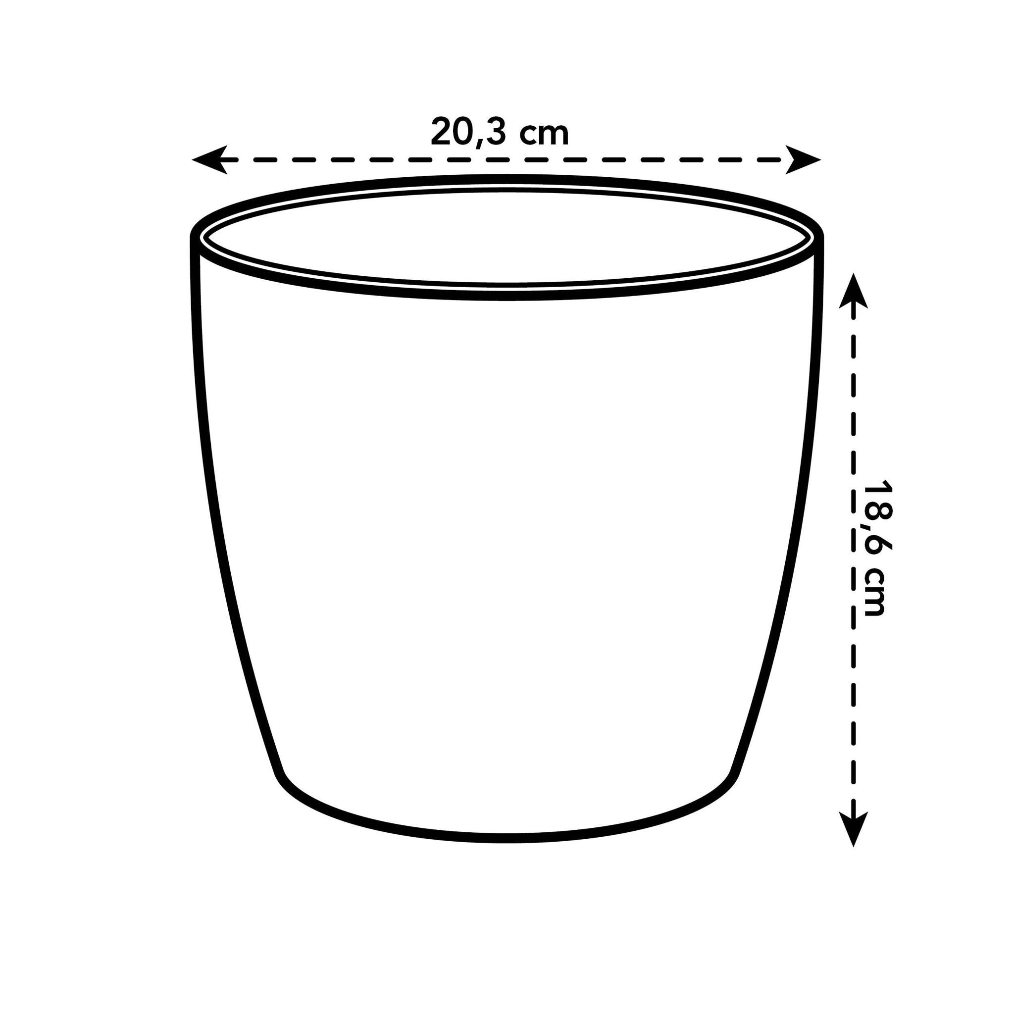 Pot elho Brussels Rond Wit D20 x H19