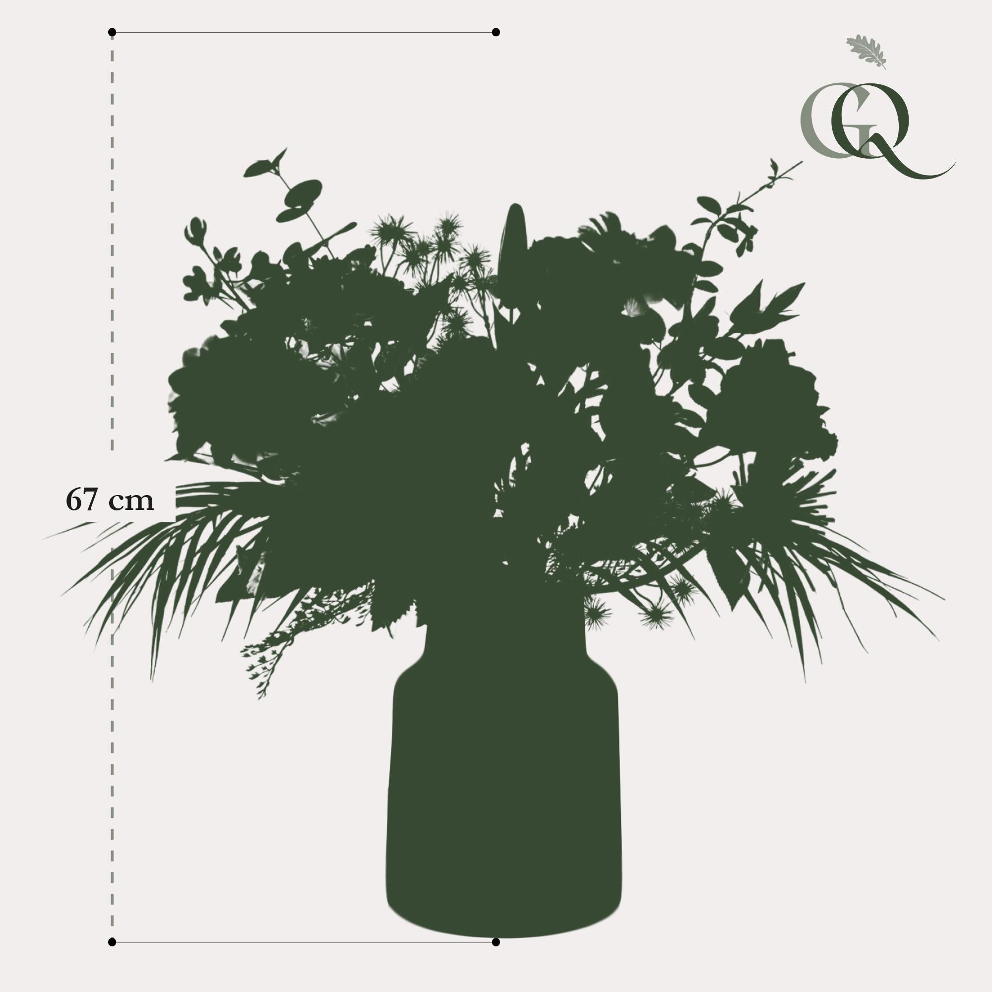 Kunstbloemen - Boeket M - Mooi Krachtig - 67 cm