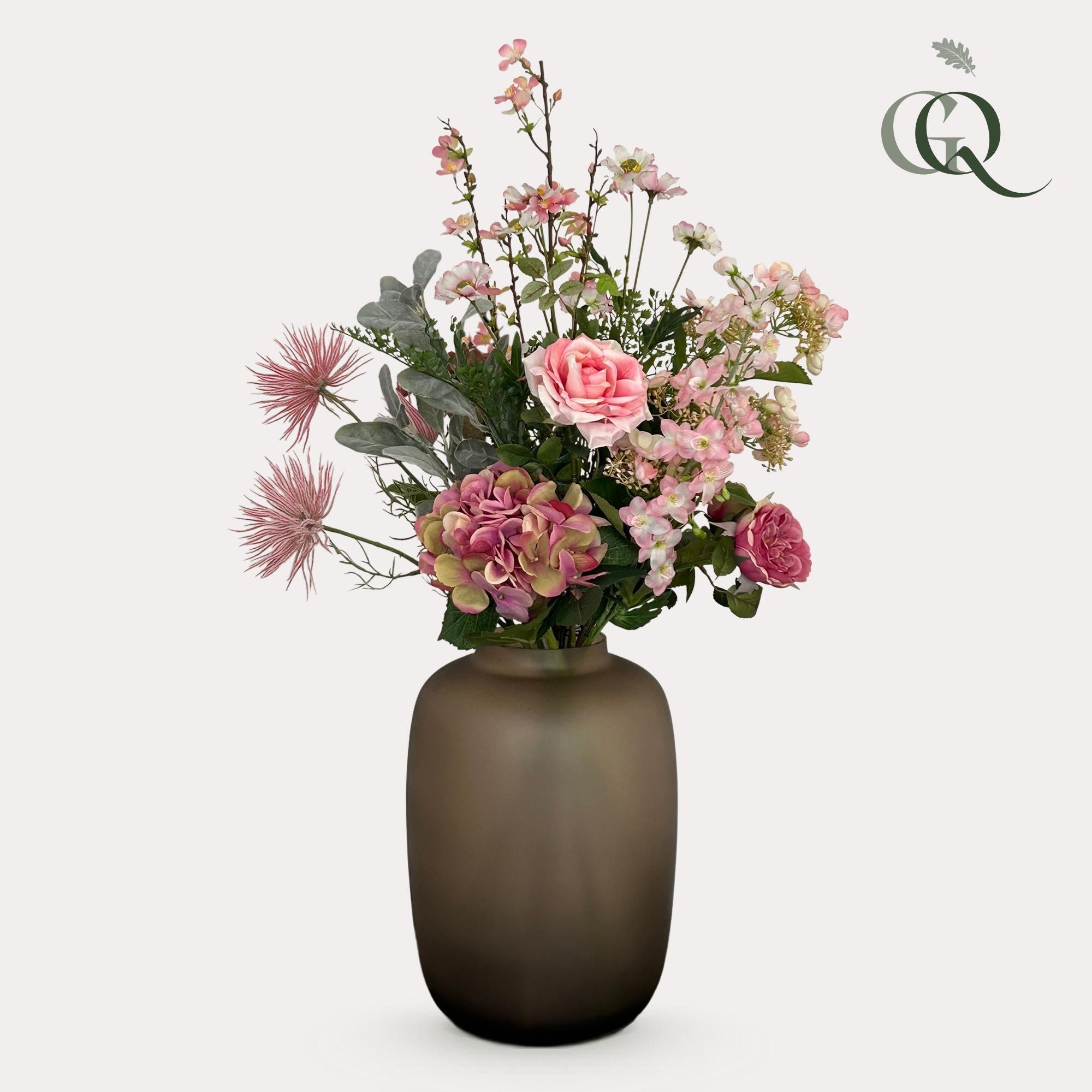 Kunstbloemen - Boeket L - Mooi Roze - 89 cm