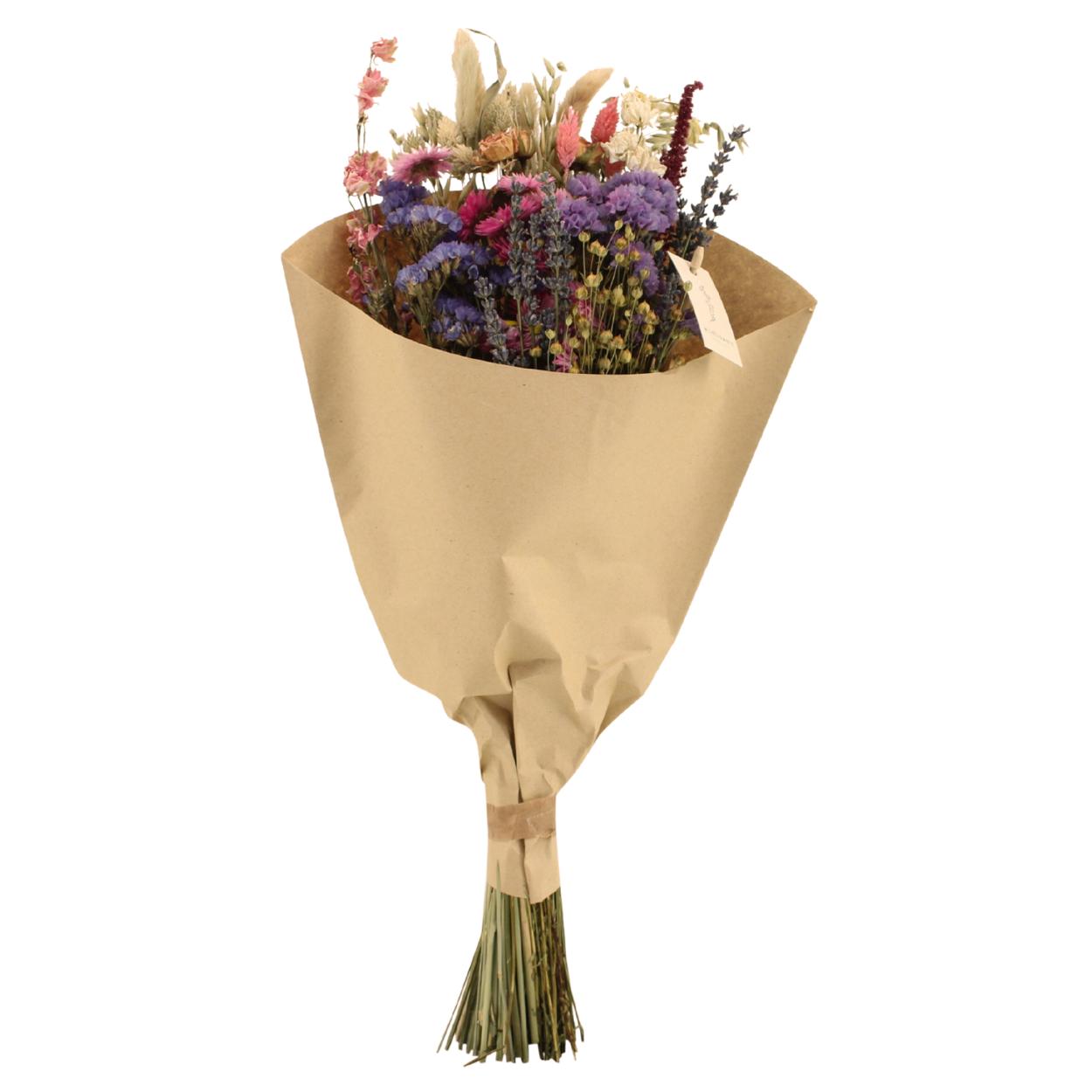 Droogbloemen Veldboeket Roze - Ø20 - ↨50cm